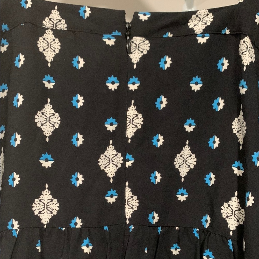 Ann Taylor Factory Black and White Tiered Ruffled Sundress - Picture 4 of 6